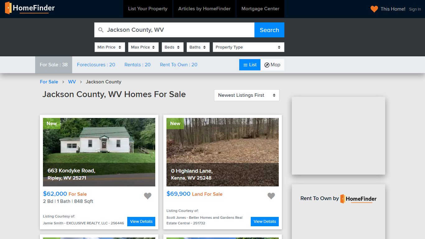 Jackson County, WV Homes For Sale & Real Estate | MLS Listings in ...